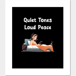 Quiet beat, Loud tones - Introvert Posters and Art